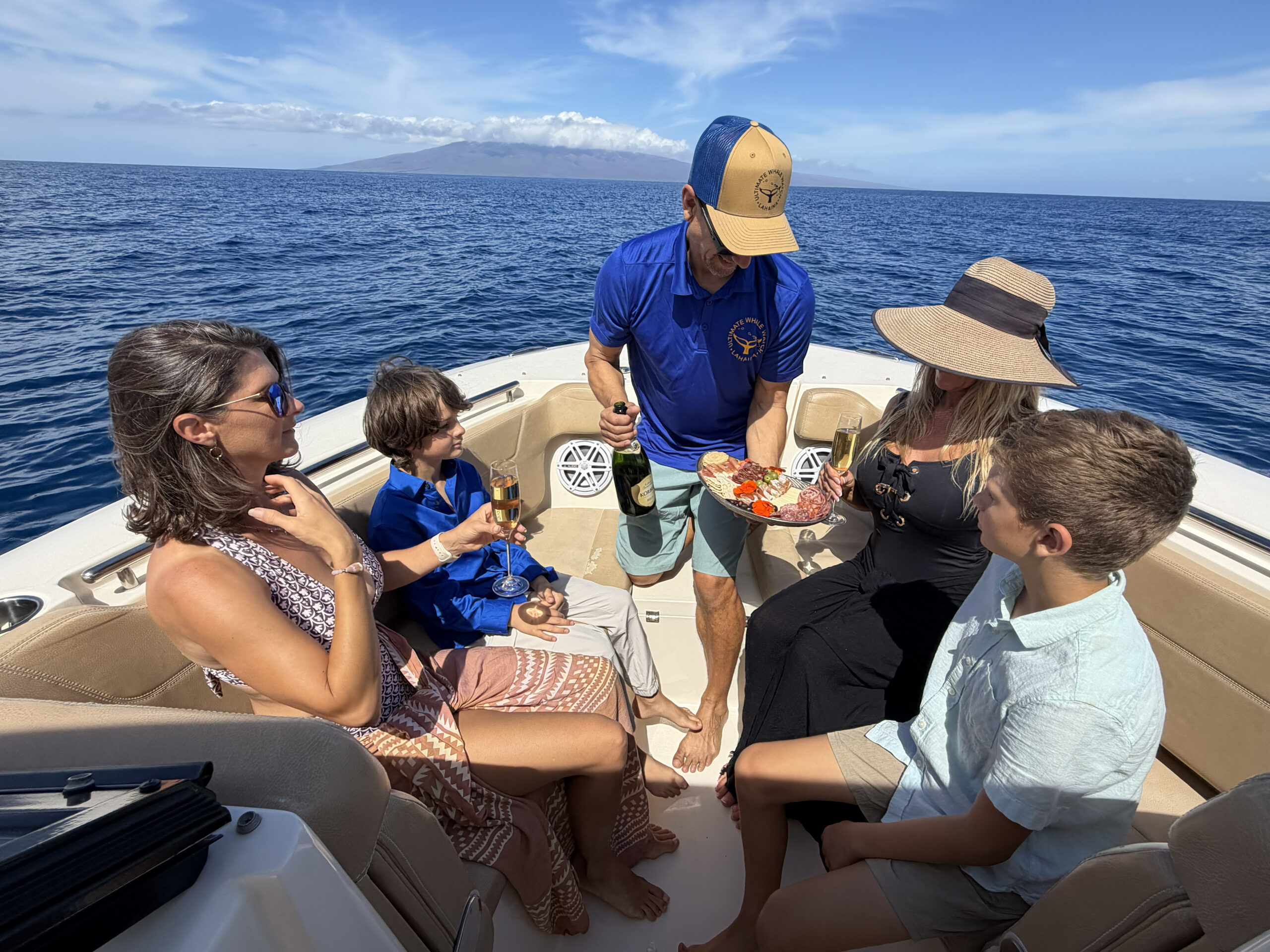 Private charter group with host service